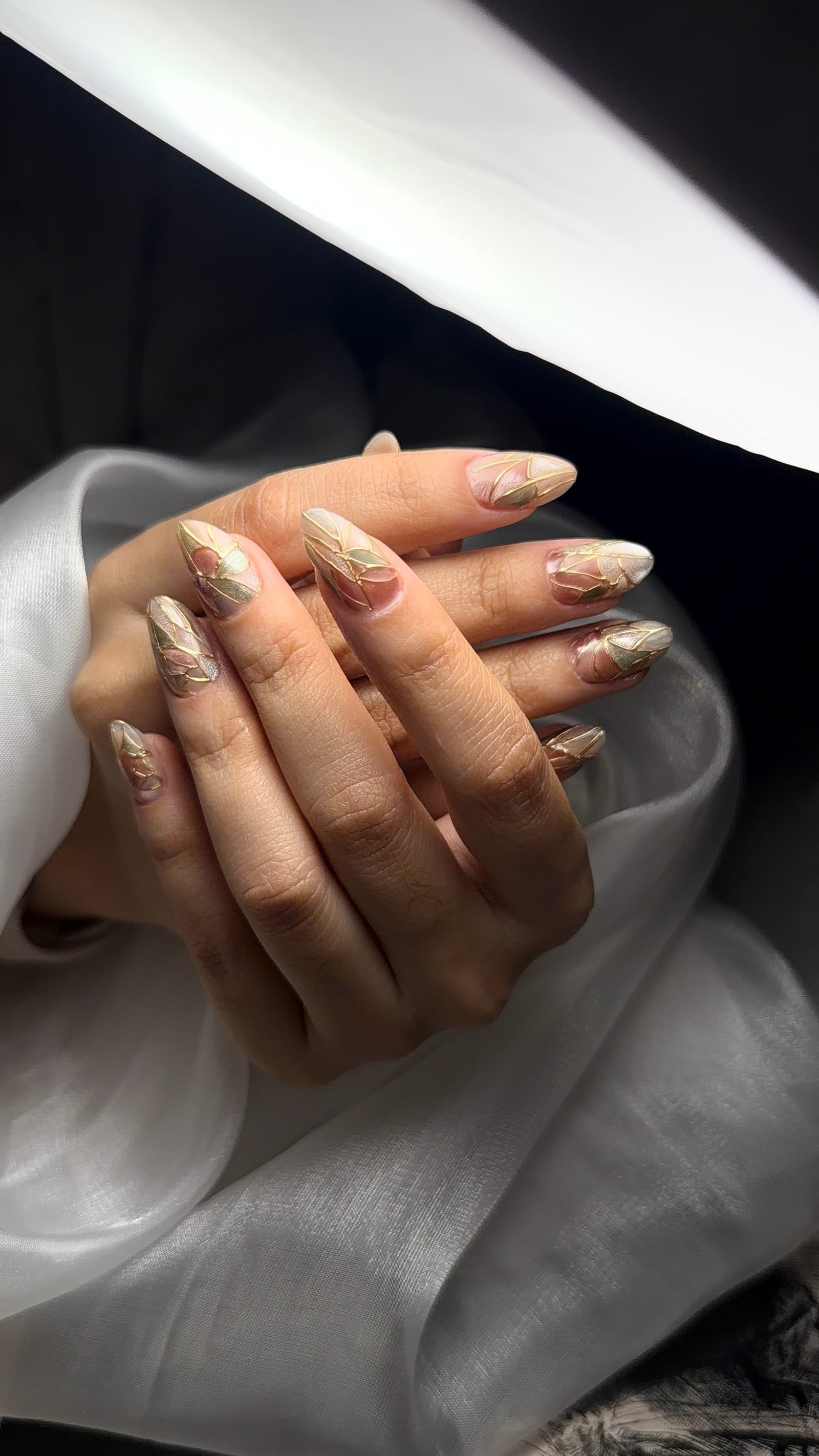 Gel nail detail