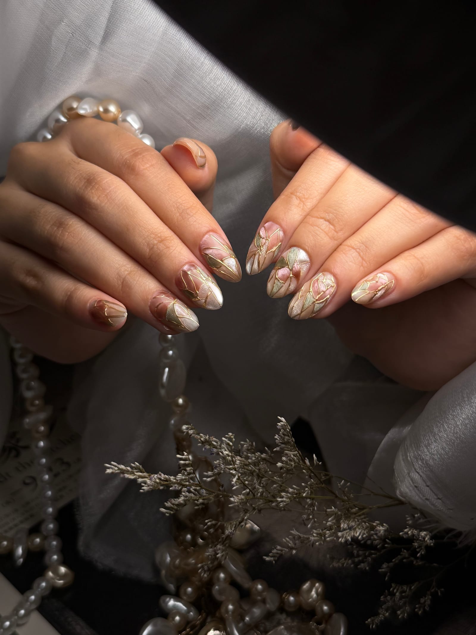 Gel nail detail