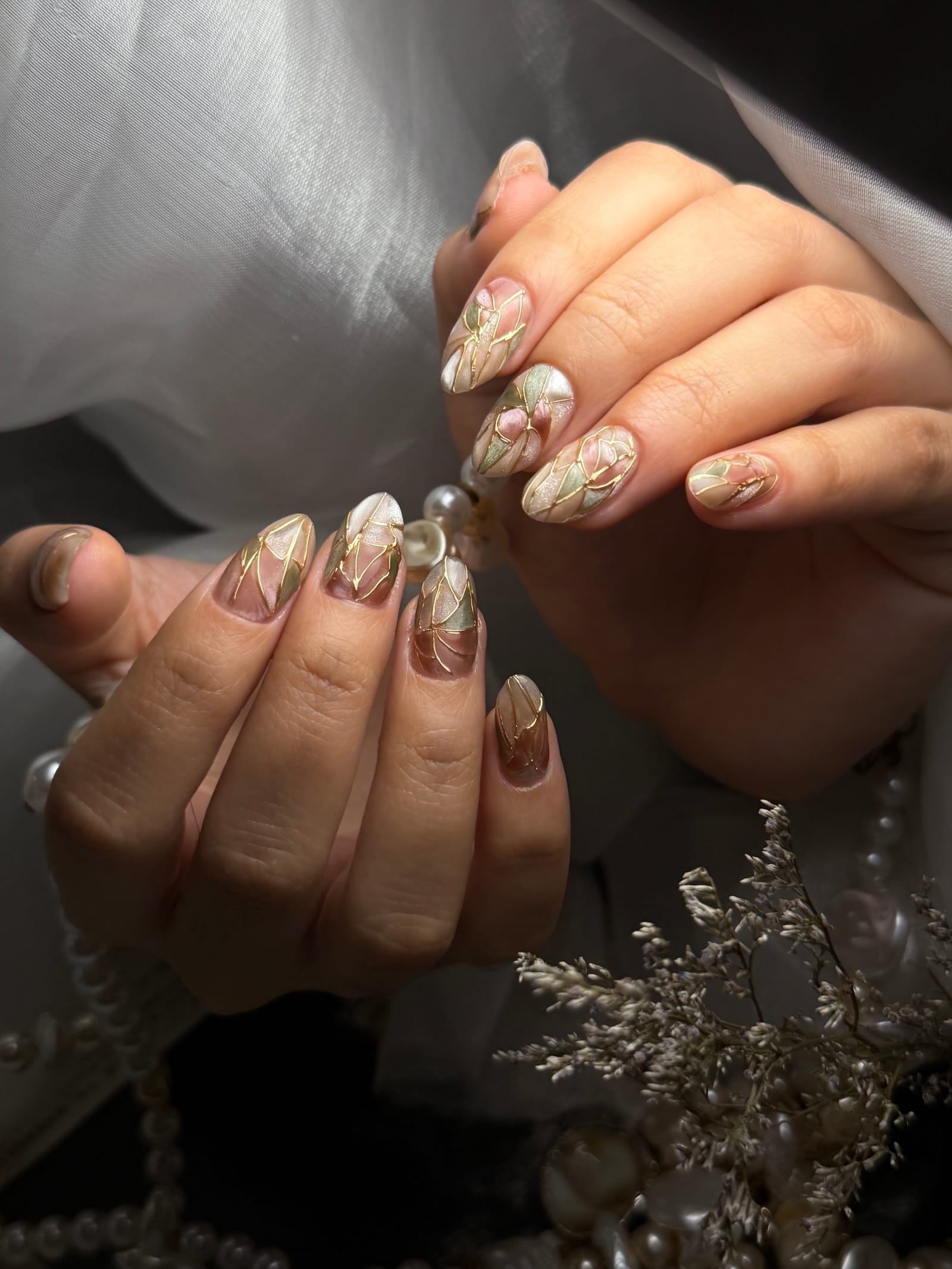 Gel nail detail